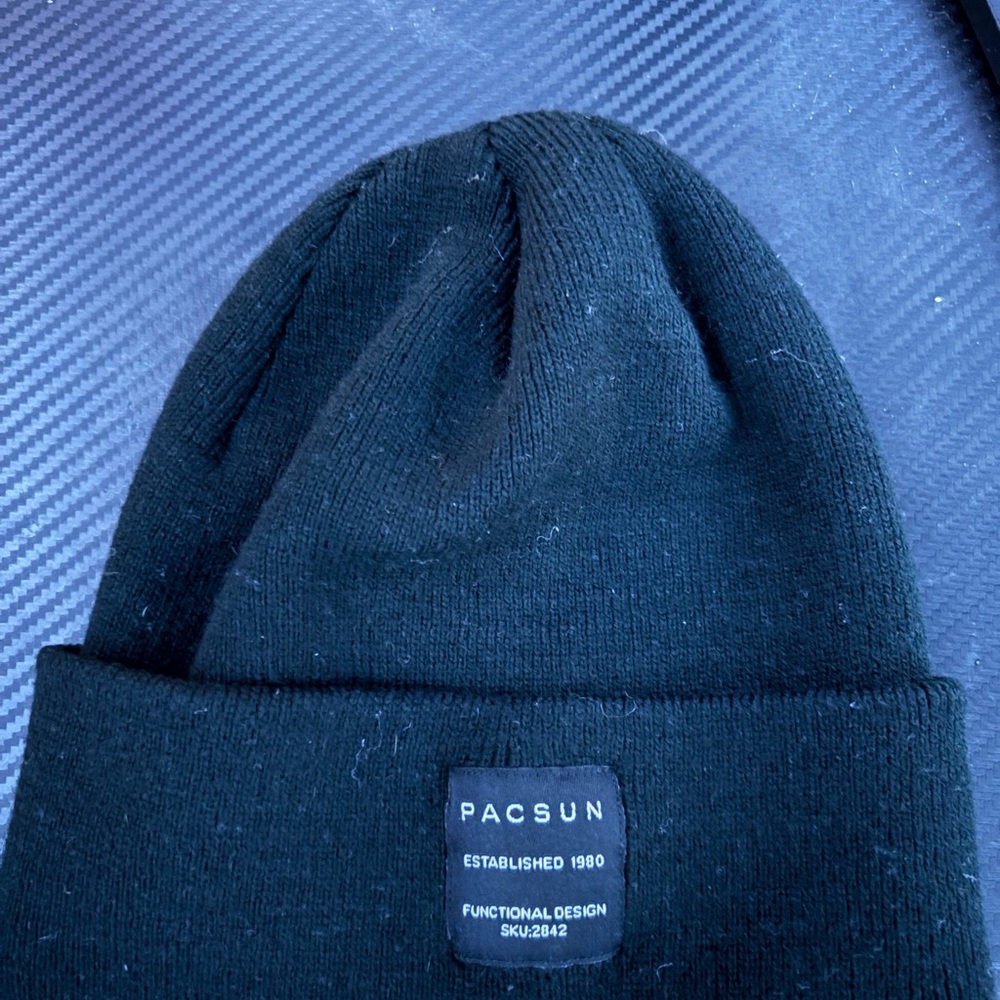 PacSun Black Beanie
